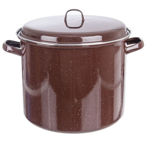 Pokrywka emaliowana brązowa do garnka patelni 36cm BROWN ORION 113408
