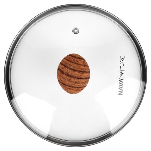 Pokrywka szklana uniwersalna do garnka patelni NATURE 20cm NAVA 10-144-151