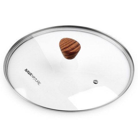 Pokrywka szklana uniwersalna do garnka patelni NATURE 28cm NAVA 10-144-154