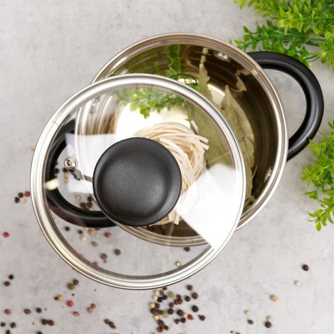 Pokrywka szklana żaroodporna do garnka garnków patelni 14cm VILDE 199021