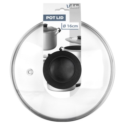 Pokrywka szklana żaroodporna do garnka garnków patelni 16cm VILDE 199022