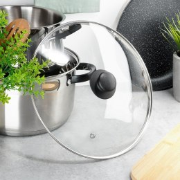 Pokrywka szklana żaroodporna do garnka garnków patelni 28cm VILDE 199028