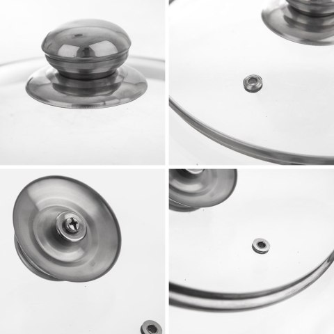 Pokrywka szklana żaroodporna do garnka patelni garnków 14cm ORION 122575