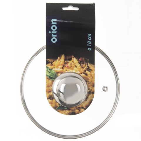 Pokrywka szklana żaroodporna do garnka patelni garnków 18cm ORION 122577