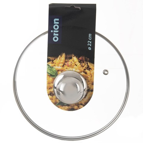 Pokrywka szklana żaroodporna do garnka patelni garnków 22cm ORION 122579