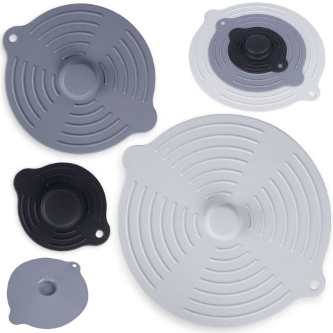 Pokrywki silikonowa do naczyń garnków 12/20/28cm 3-ele pokrywka pokrywa ALPINA 259276