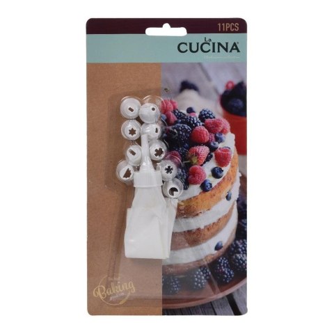 Rękaw worek cukierniczy wielorazowy z tylkami tylki 28cm 10-ele LA CUCINA 142214