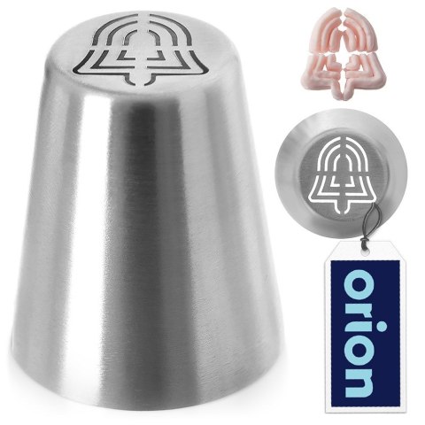 Tylka rosyjska cukiernicza końcówka do dekoracji stalowa dzwonek ORION 153036