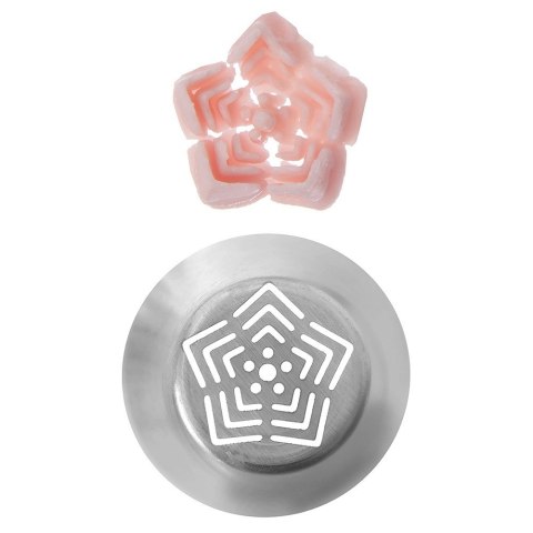 Tylka rosyjska cukiernicza końcówka do dekoracji stalowa gwiazdka ORION 153035