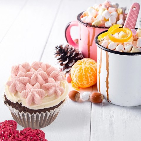 Tylka rosyjska cukiernicza końcówka do dekoracji stalowa płatek śniegu ORION 153033