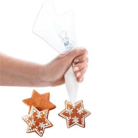 Worki cukiernicze rękaw cukierniczy jednorazowy do lukru 34.5cm zestaw 20 sztuk ORION 142231