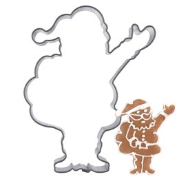 Wykrawacz do ciastek stalowy Mikołaj 7,3 cm ORION 127490