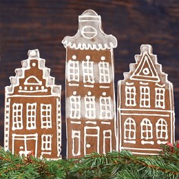 Wykrawacz do ciastek stalowy domek 14 cm ORION 127492