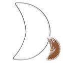 Wykrawacz do ciastek stalowy księżyc 6 cm ORION 127486