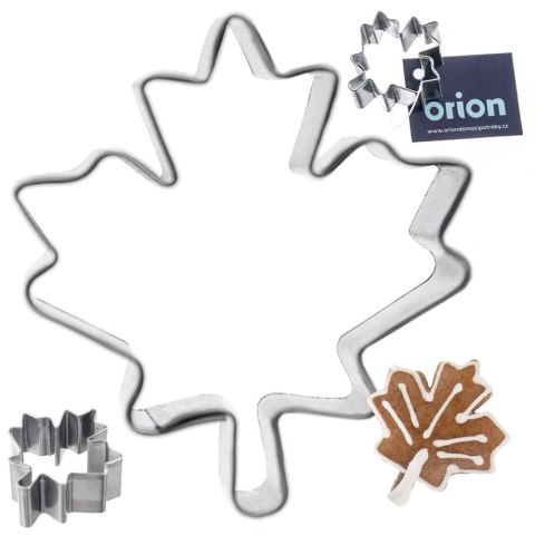 Wykrawacz do ciastek stalowy liść 4 cm ORION 127484