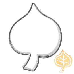 Wykrawacz do ciastek stalowy liść 4 cm ORION 127485