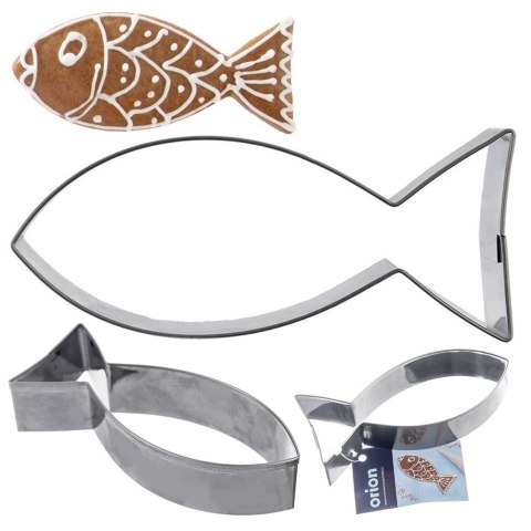 Wykrawacz do ciastek stalowy ryba 9 cm ORION 127489