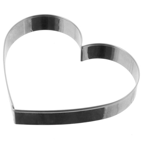 Wykrawacz do ciastek stalowy serce 9,5 cm ORION 132601