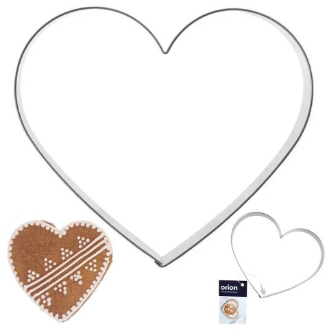 Wykrawacz do ciastek stalowy serce 9,5 cm ORION 132601