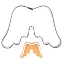 Wykrawacz do ciastek stalowy skrzydła 7 cm ORION 127481