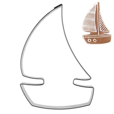 Wykrawacz do ciastek stalowy żaglówka 8,5 cm ORION 127487