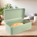 Chlebak metalowy pojemnik na chleb pieczywo zielony GREENISH 42.5x23x20cm ORION 152464