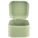 Chlebak metalowy pojemnik na chleb pieczywo zielony mały GREENISH 20x20x17cm ORION 152463