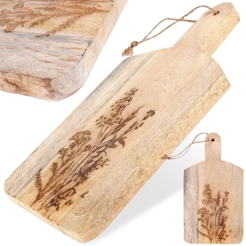 Deska do krojenia i serwowania drewniana 35.5x19cm VILDE 139187