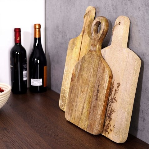 Deska do krojenia i serwowania drewniana 36x19.5cm VILDE 139186