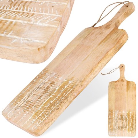 Deska do krojenia i serwowania drewniana 49x19cm VILDE 139196