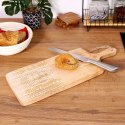 Deska do krojenia i serwowania drewniana 49x19cm VILDE 139196