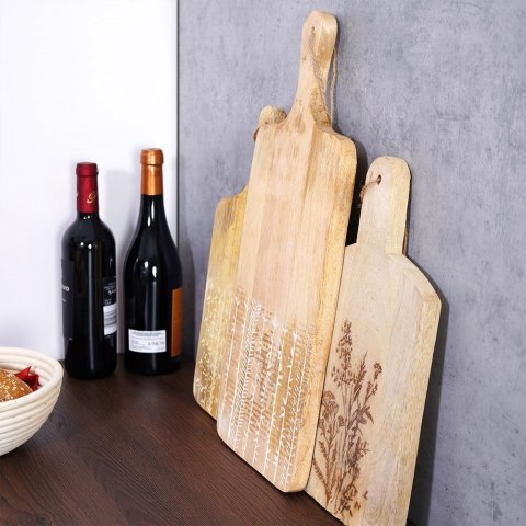 Deska do krojenia i serwowania drewniana 49x19cm VILDE 139196