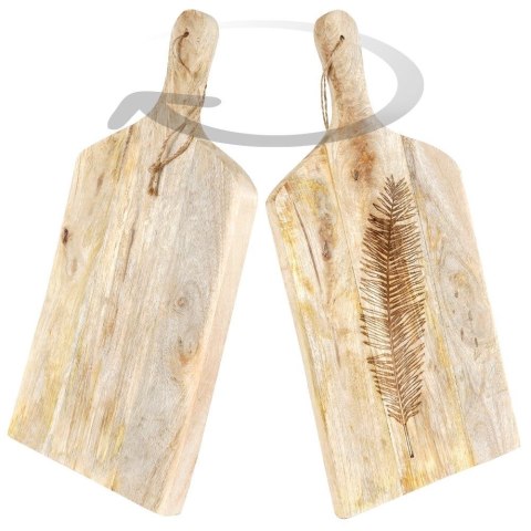 Deska do krojenia i serwowania drewniana 50.5x24.5cm VILDE 259151