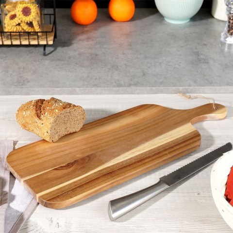 Deska do krojenia i serwowania drewniana WOODEN 49x19cm ORION 126809