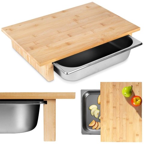 Deska do krojenia kuchenna bambusowa 32.5x26.5cm ORION 126808