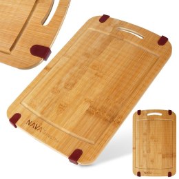 Deska do krojenia kuchenna uniwersalna bambusowa TERRESTRIAL 40x25.5cm NAVA 10-107-003