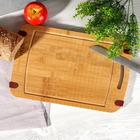 Deska do krojenia kuchenna uniwersalna bambusowa TERRESTRIAL 40x25.5cm NAVA 10-107-003