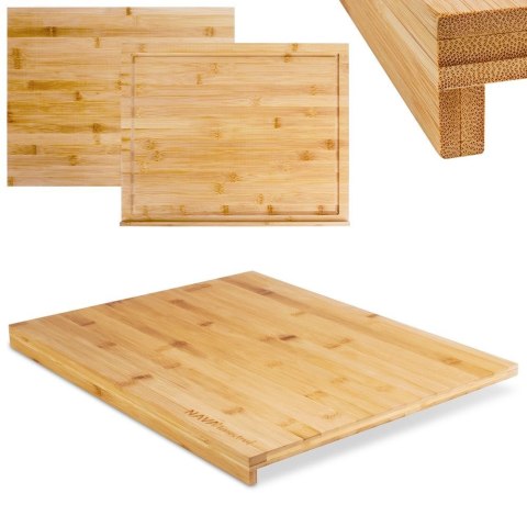 Deska do krojenia kuchenna uniwersalna bambusowa TERRESTRIAL 48x38cm NAVA 10-107-004