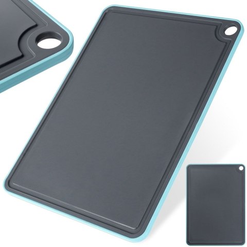 Deska do krojenia kuchenna uniwersalna plastikowa szara 35.5x26cm ORION 126828