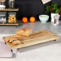 Deska do serwowania drewniana na nóżkach stolik na łóżko do łóżka 49x25cm VILDE 128021