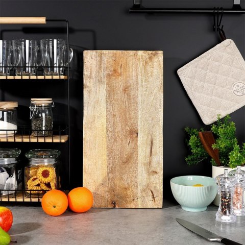 Deska do serwowania drewniana na nóżkach stolik na łóżko do łóżka 49x25cm VILDE 128021