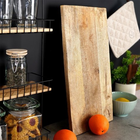 Deska do serwowania drewniana na nóżkach stolik na łóżko do łóżka 49x25cm VILDE 128021