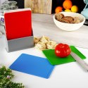 Deski do krojenia plastikowe ze stojakiem 20x15cm 4 szt. EXCELLENT HOUSEWARE 259164