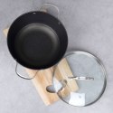 Garnek żeliwny ze szklaną pokrywką indukcja ATLAS 24 cm 4L NAVA 10-205-060