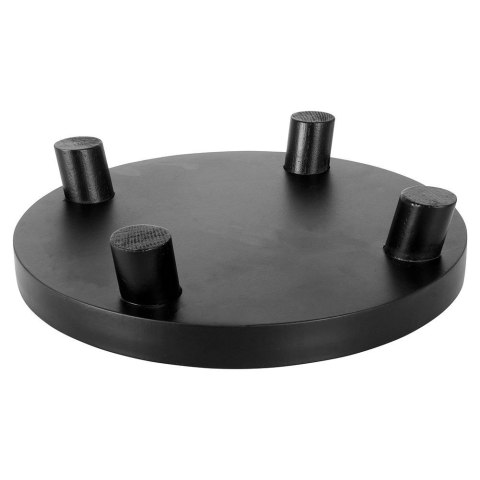 Podstawka pod kompozycje dekoracyjne świece drewniana czarna 30cm VILDE 569489