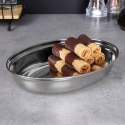 Półmisek stalowy na przekąski owalny głęboki 19x14cm EXCELLENT HOUSEWARE 139389