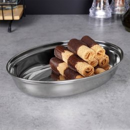 Półmisek stalowy na przekąski owalny głęboki 19x14cm EXCELLENT HOUSEWARE 139389