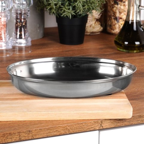 Półmisek stalowy na przekąski owalny głęboki 25.5x18cm EXCELLENT HOUSEWARE 120232