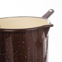 Rondel emaliowany brązowy mały BROWN 12 cm 1.2L ORION 113165