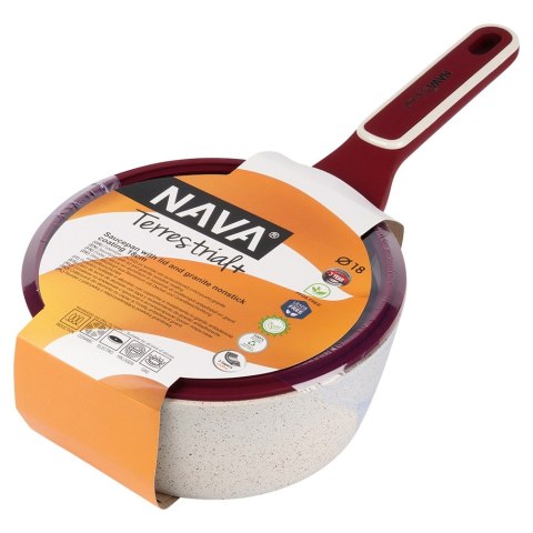 Rondel granitowy nieprzywierający indukcja TERRESTRIAL 18 cm 1.7L NAVA 10-144-315